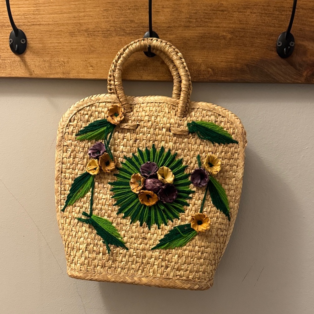 🌸Vintage Woven Tote Bag